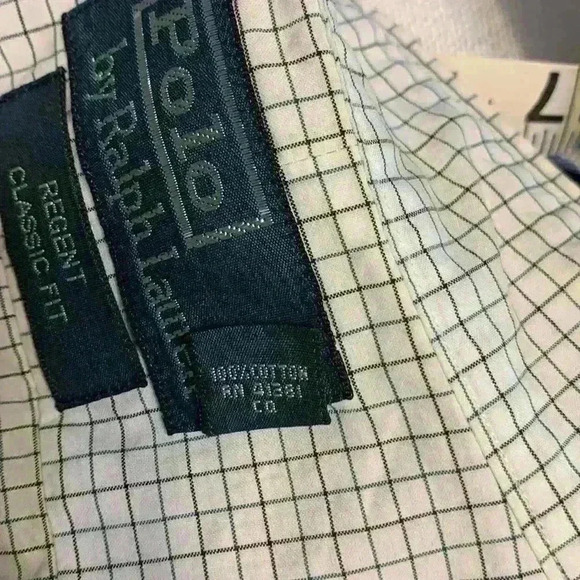 Polo by Ralph Lauren sz 17 Regent classic fit office business casual wedding - Picture 9 of 9